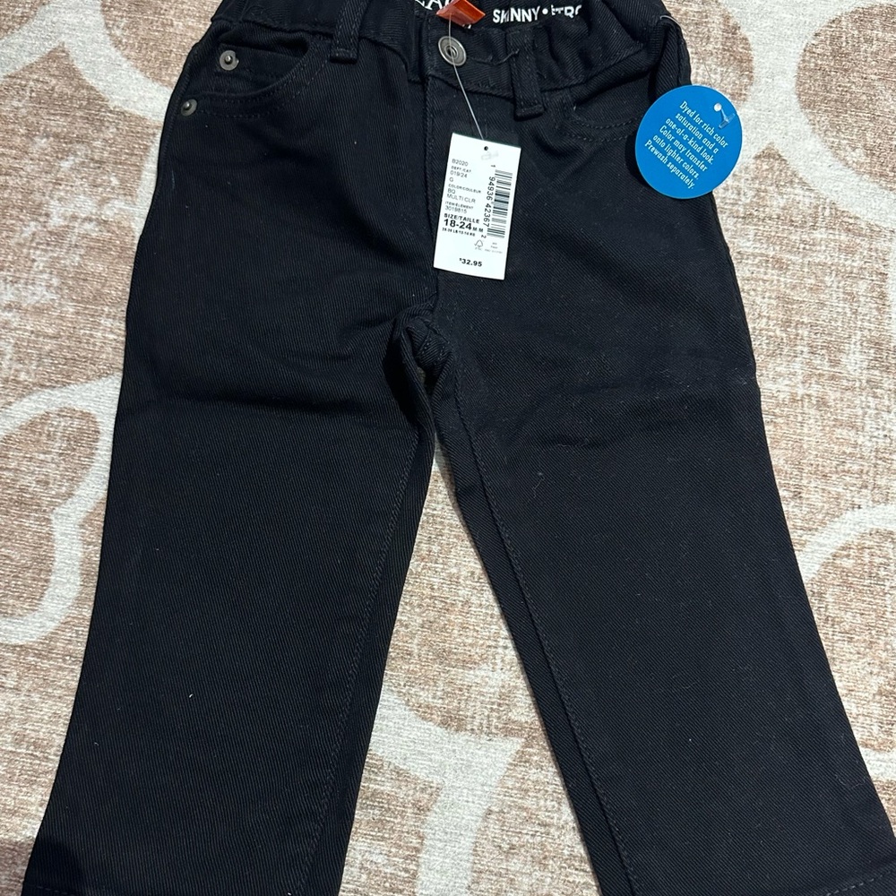 BRAND NEW with tags Black Toddler Skinny Jeans